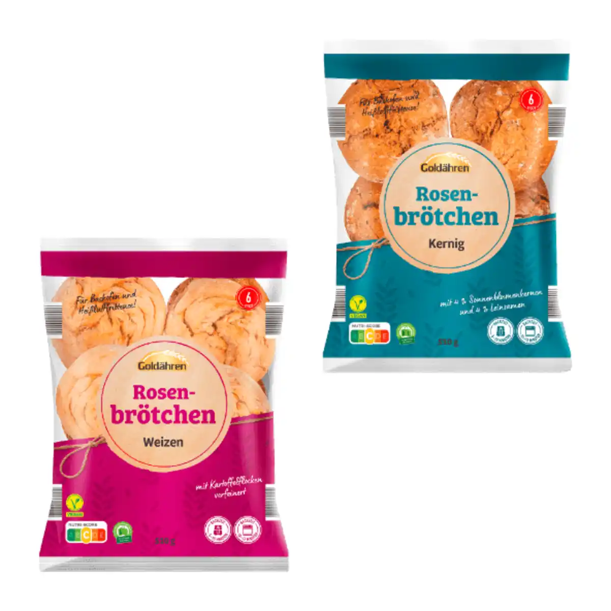 Bild 1 von GOLDÄHREN Rosenbrötchen 510g