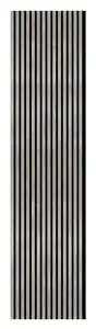 Neuhofer Akustikpaneele Holz foliert betongrau 267 x 1,9 x 57 cm