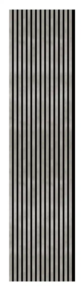 Bild 1 von Neuhofer Akustikpaneele Holz foliert betongrau 267 x 1,9 x 57 cm