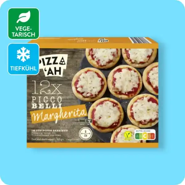 Bild 1 von PIZZ'AH Picco Belli, Verschiedene Sorten (einige vegetarisch)