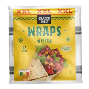 TRADER JOE’S Weizenwraps XXL 744g