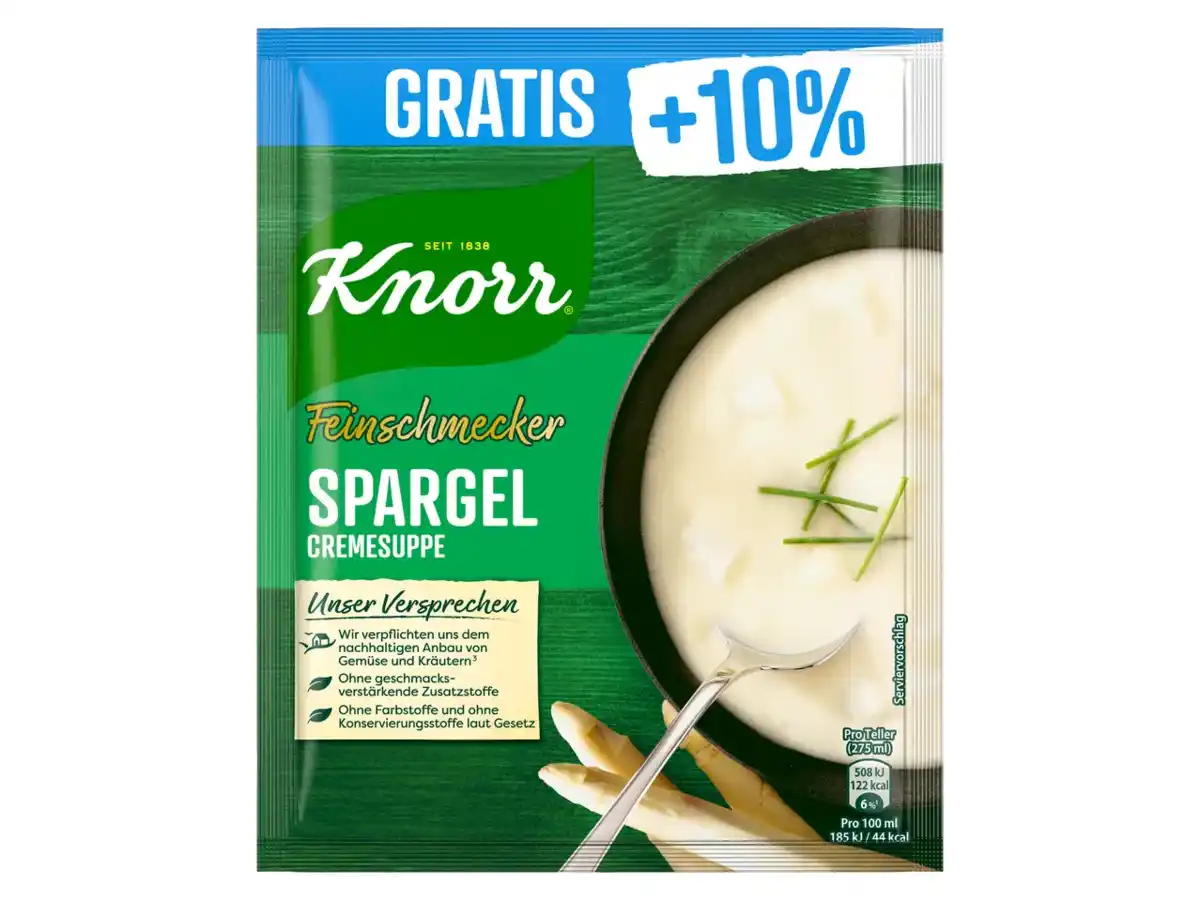 Bild 1 von Knorr Feinschmecker Cremesuppe Spargel,  54 g