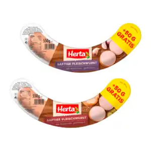 HERTA Fleischwurst 550g