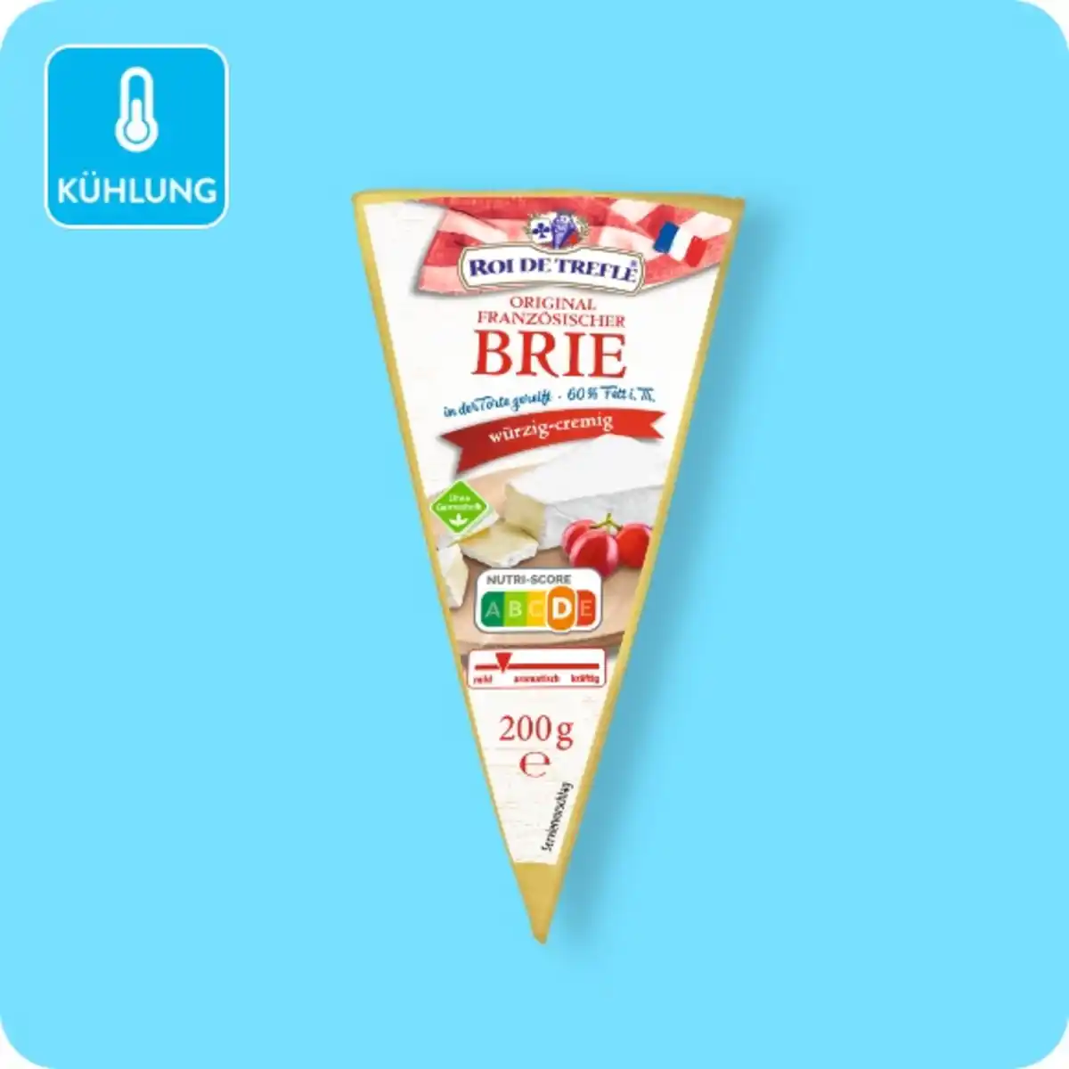 Bild 1 von ROI DE TREFLE Original französischer Brie, Würzig-cremig