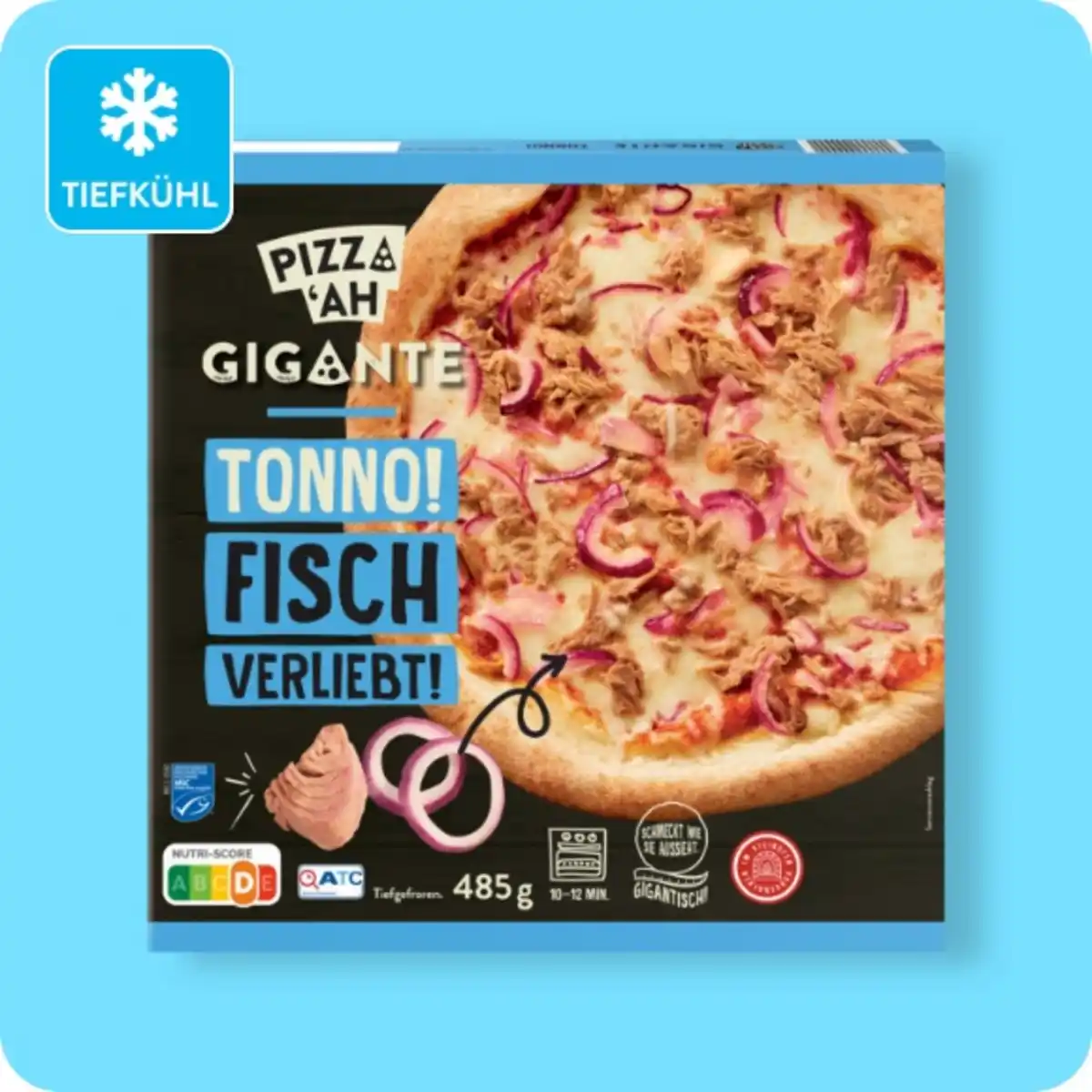 Bild 1 von PIZZ'AH Pizza Gigante, Tonno