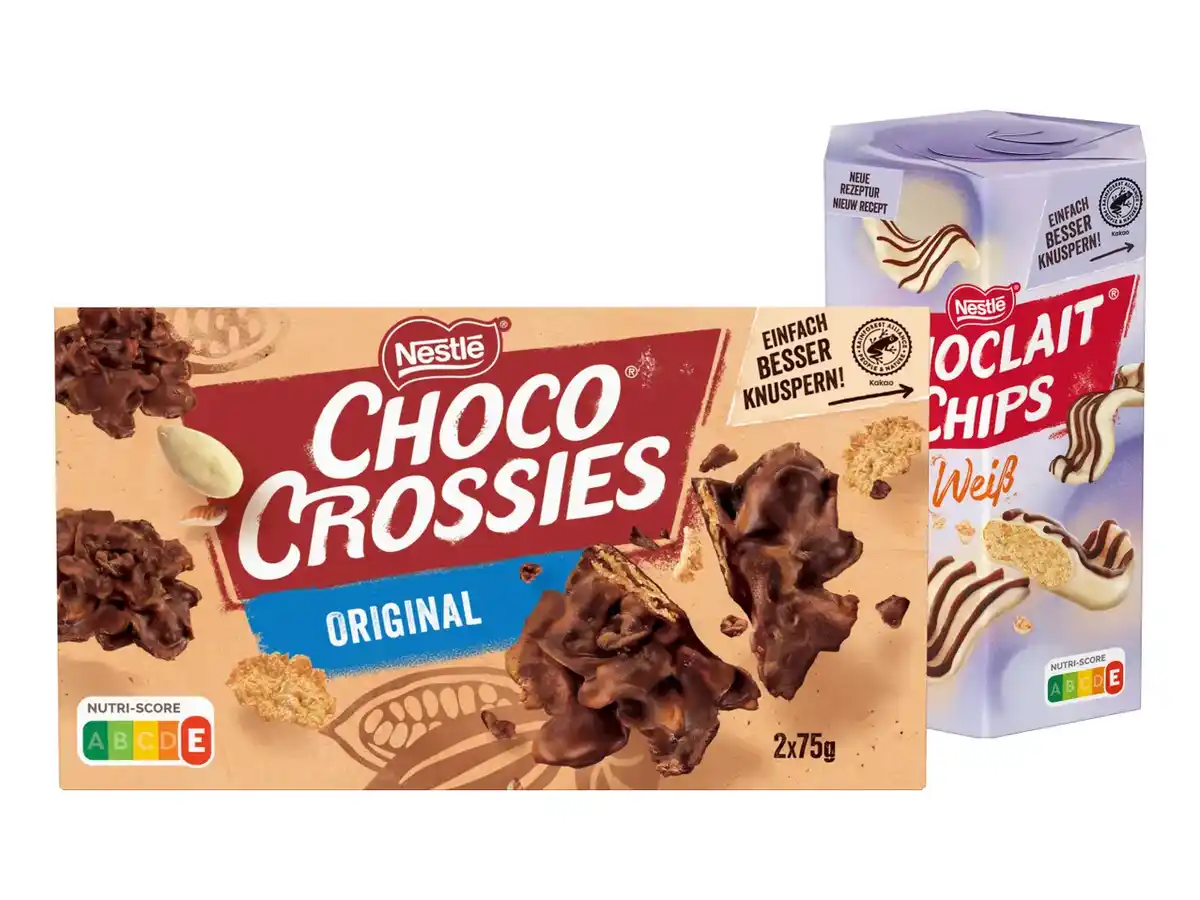 Bild 1 von Nestlé Choco Crossies/Choclait Chips