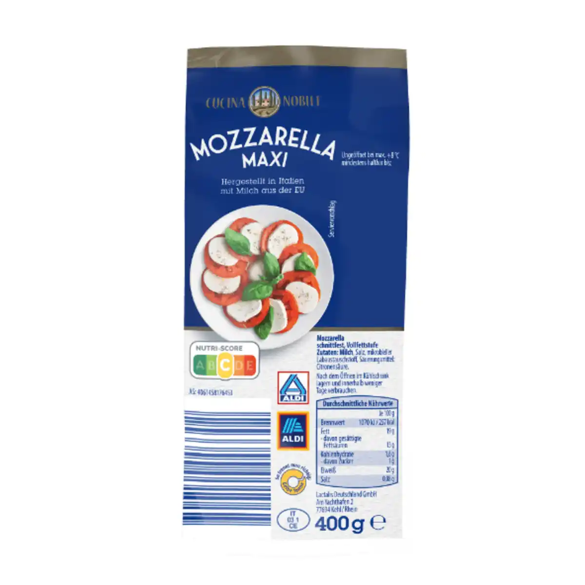 Bild 1 von CUCINA NOBILE Mozzarella-Stange 400g