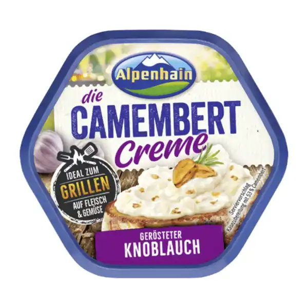 Bild 1 von ALPENHAIN Camembert-Creme Knoblauch 125g