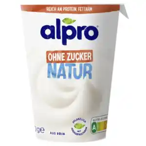 Alpro Joghurtalternative Natur oder Natur ohne Zucker
