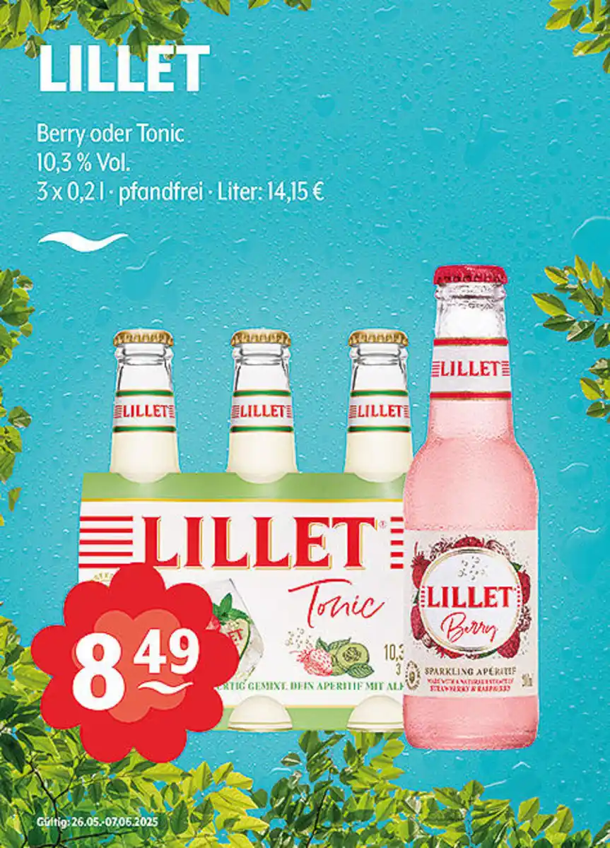 Bild 1 von LILLET Berry oder Tonic 10,3 % Vol.