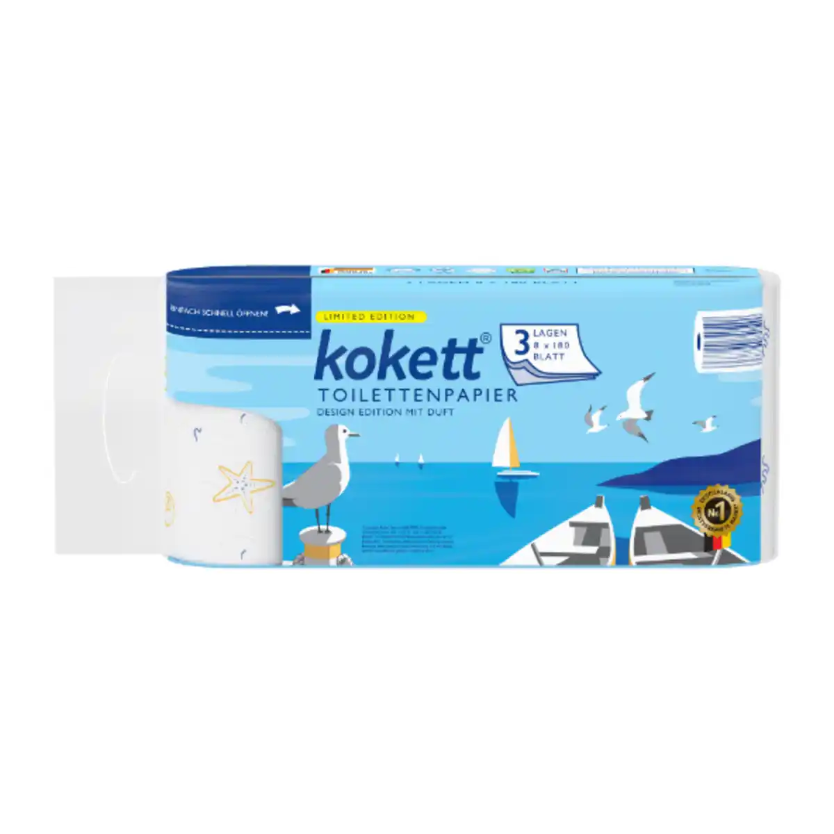 Bild 1 von KOKETT Toilettenpapier 180Blatt