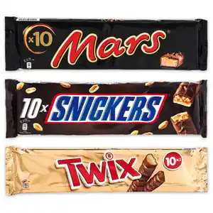 Twix/Mars/Snickers Schokoriegel