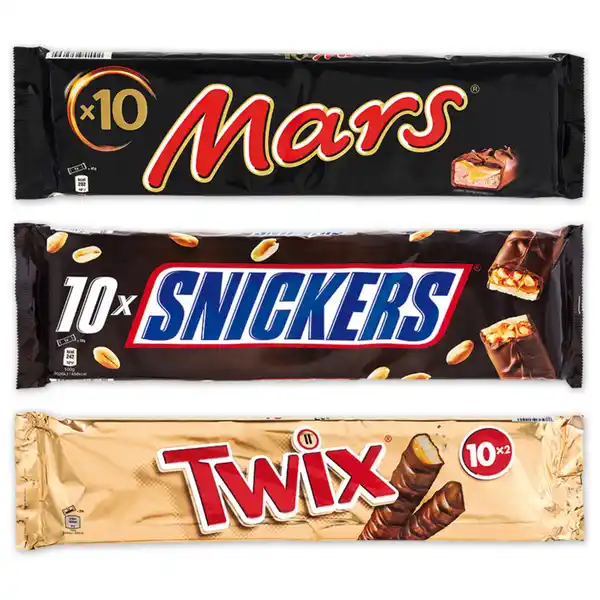 Bild 1 von Twix/Mars/Snickers Schokoriegel