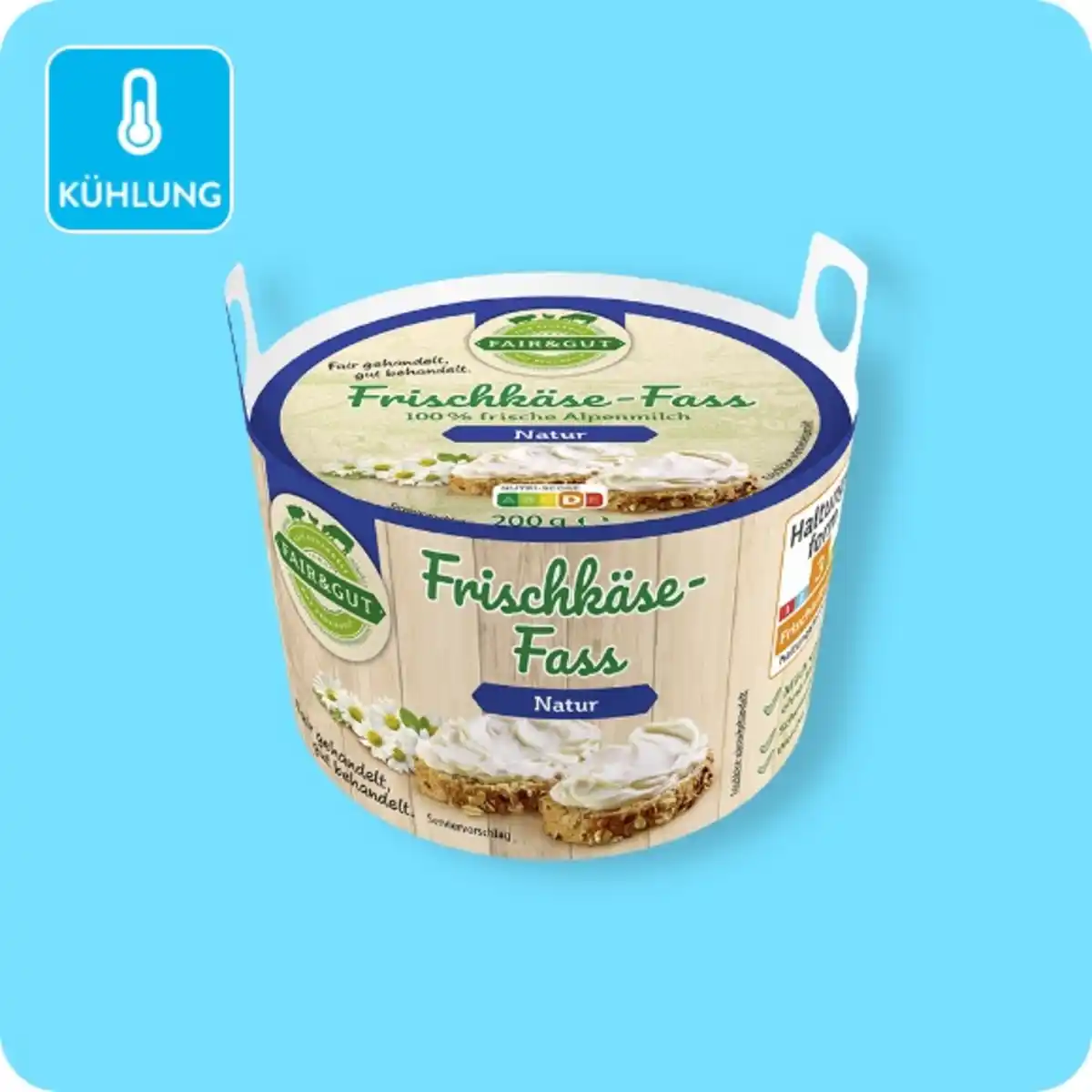 Bild 1 von FAIR & GUT Frischkäse-Fass, Verschiedene Sorten