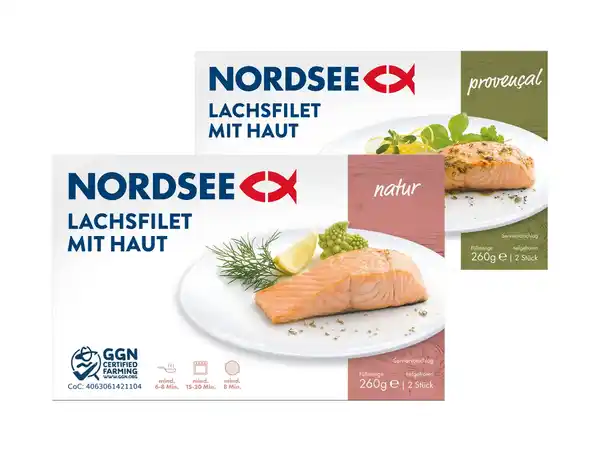 Bild 1 von Nordsee Lachsfilet,  260 g