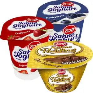 Zott Sahne-Joghurt oder Sahne-Pudding