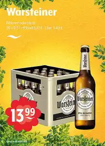 Warsteiner Pilsener oder Hell