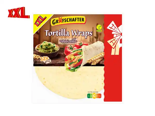 Bild 1 von Grafschafter Tortilla Wraps XXL,  740 g