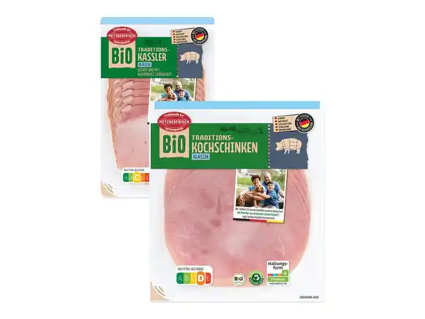 Bild 1 von Metzgerfrisch Bio Traditions-Kochschinken/-Kassler,  100 g