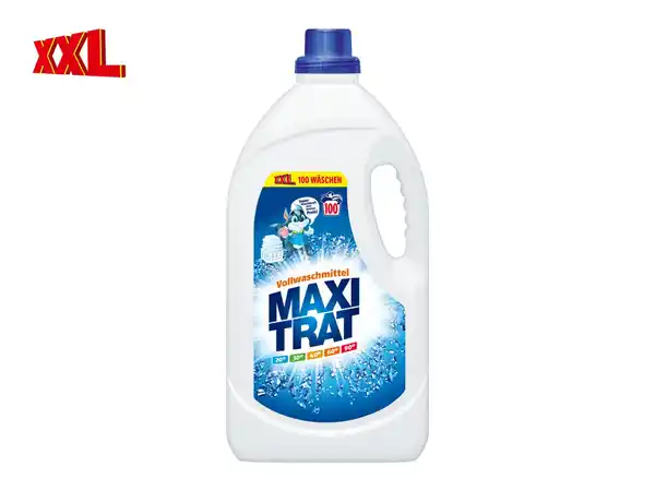 Bild 1 von Maxitrat Waschmittel flüssig XXL,  100 Waschladungen