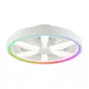 Bild 1 von LED-Ventilator-Deckenleuchte Gaiano, weiß – Energieeffizienzklasse E