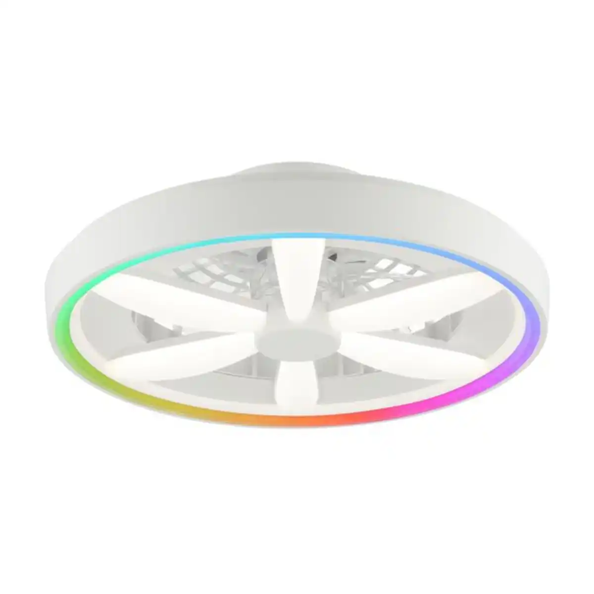 Bild 1 von LED-Ventilator-Deckenleuchte Gaiano, weiß – Energieeffizienzklasse E