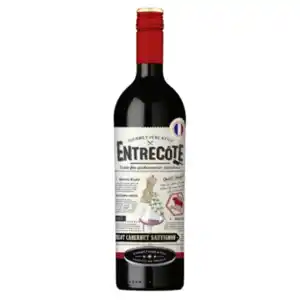 Entrecôte Merlot-Cabernet, Chardonnay od. Corsaire Réserve du Président