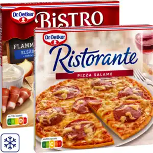 Dr. Oetker Ristorante Pizza, Piccola oder Bistro Flammkuchen