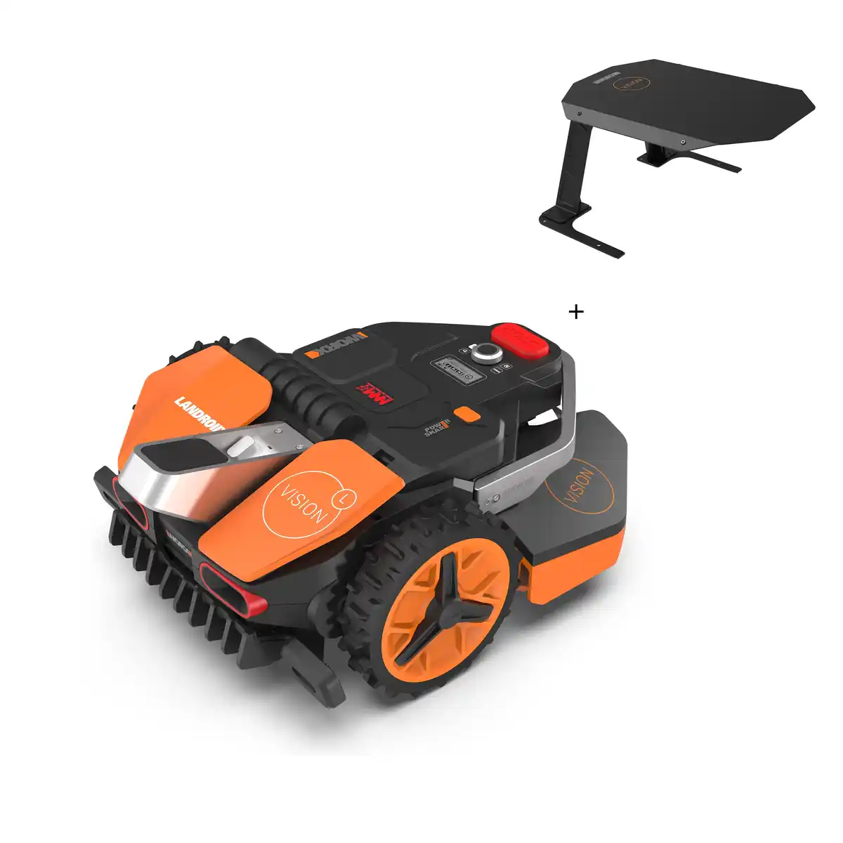 Bild 1 von Worx Mähroboter Vision L1600 22 cm Schnittbreite inkl. Akku und Garage