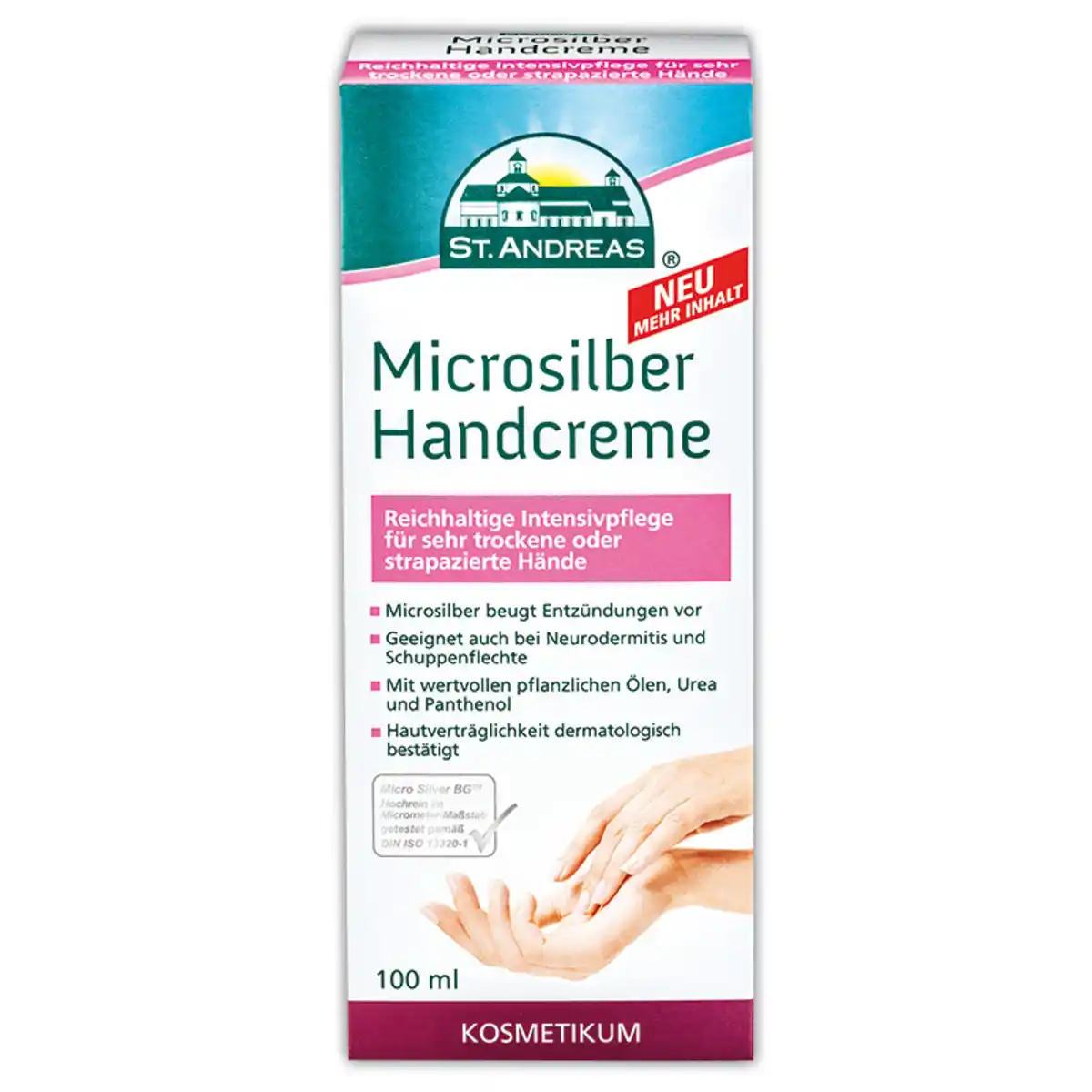 Bild 1 von St. Andreas Microsilber Handcreme / Fußbalsam