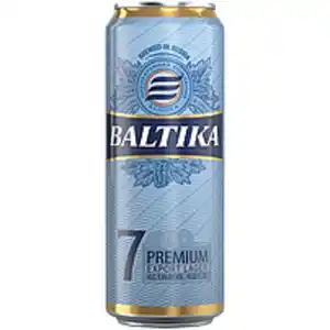 Export Lager Bier "Baltika Nr.7", 5,4% vol.