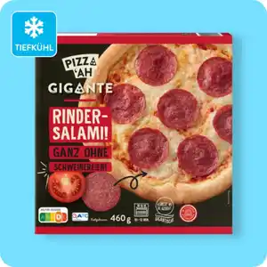 PIZZ'AH Pizza Gigante, Rindersalami