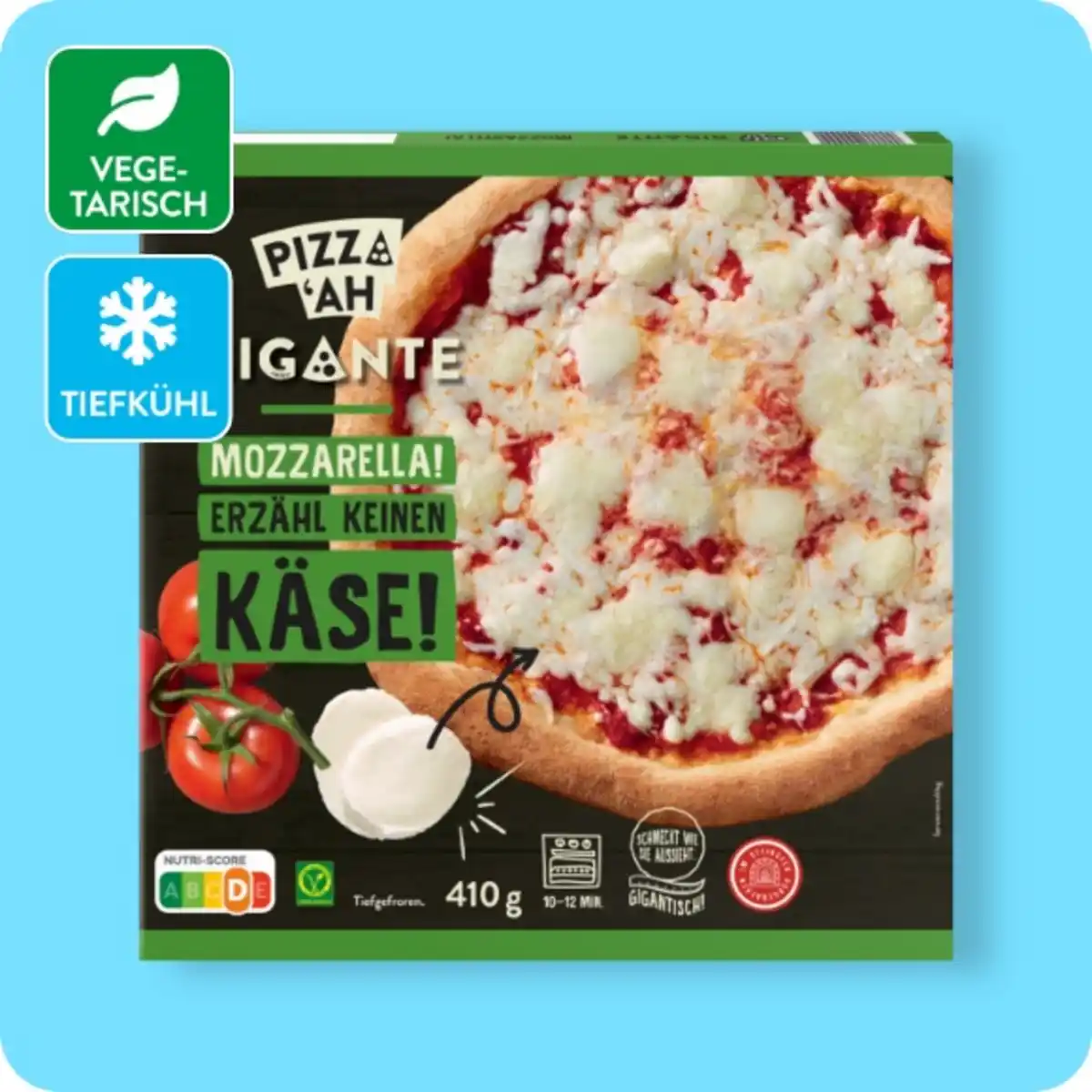 Bild 1 von PIZZ'AH Pizza Gigante, Mozzarella