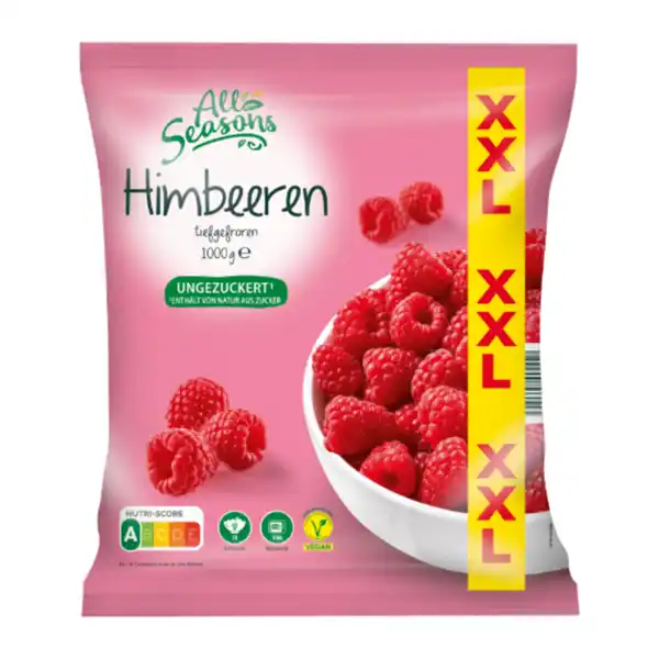 Bild 1 von ALL SEASONS Himbeeren XXL 1kg