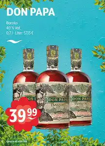 DON PAPA Baroko 40 % Vol.