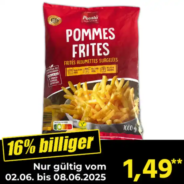Bild 1 von Potato Master Pommes Frites