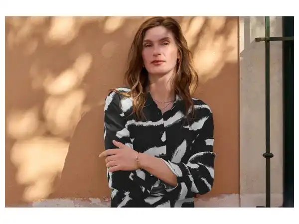 Bild 3 von esmara® Damen Blusenkleid, mit Krempelfunktion