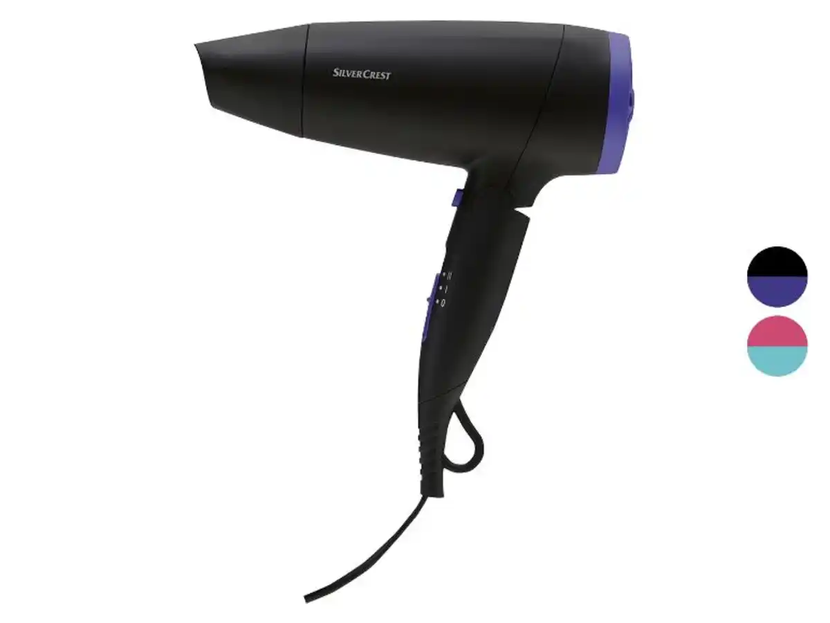Bild 1 von SILVERCREST® PERSONAL CARE Reisehaartrockner klappbar SRHK 1600 B1