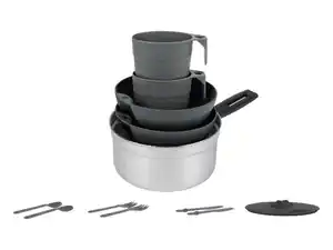 CRIVIT Kochset Camping, 12-teilig