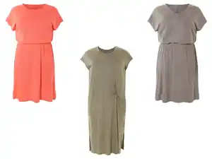 esmara® Damen Leinenkleid, in moderner Midilänge