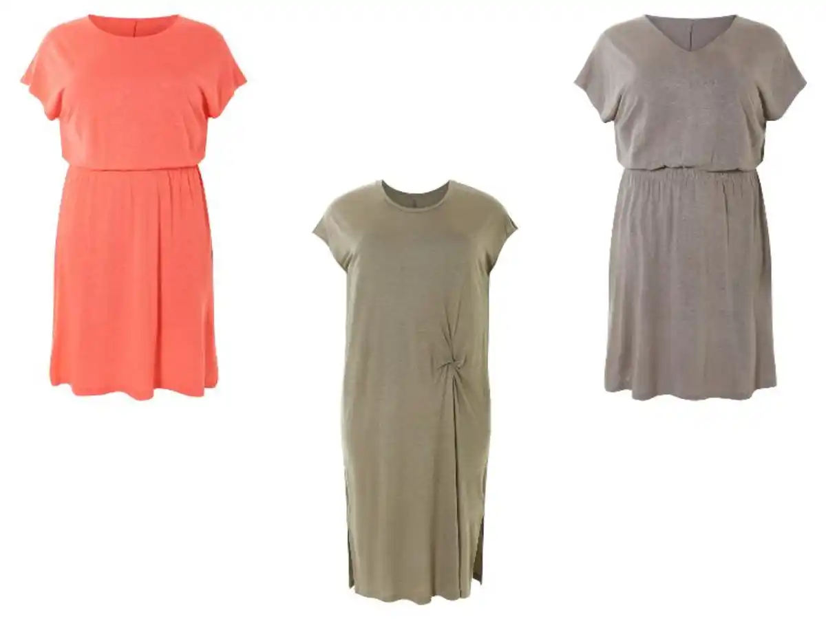 Bild 1 von esmara® Damen Leinenkleid, in moderner Midilänge