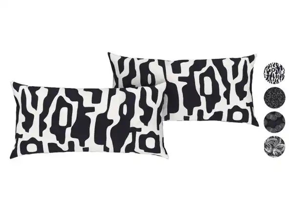 Bild 1 von LIVARNO home Edel-Renforcé-Kissenbezüge, 2 Stück, 40 cm x 80 cm
