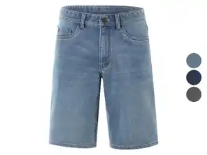 LIVERGY® Herren Sweat-Denim-Bermudas, im 5-Pocket-Style