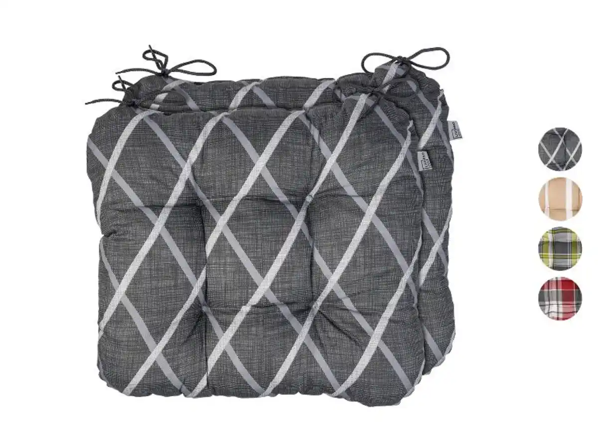 Bild 1 von LIVARNO home Sitzkissen, 2 Stück, »Valencia«/»Miami«