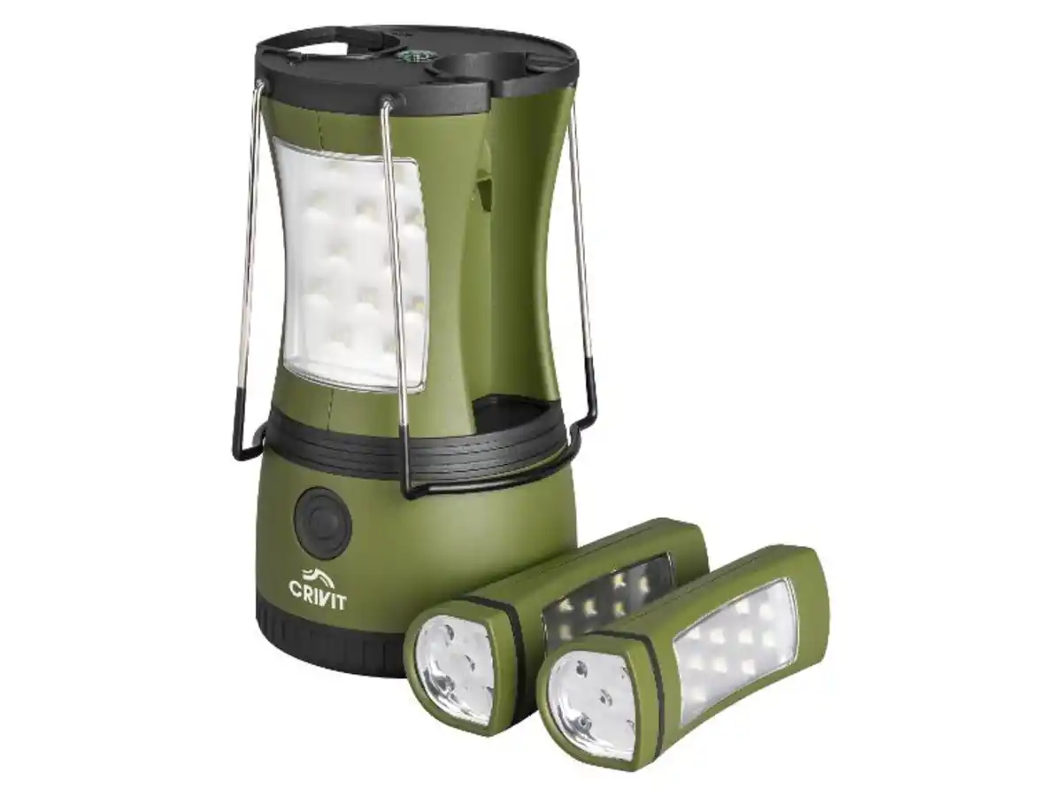 Bild 2 von CRIVIT 2-in-1-Campinglampe, mit 2 entnehmbaren Taschenlampen