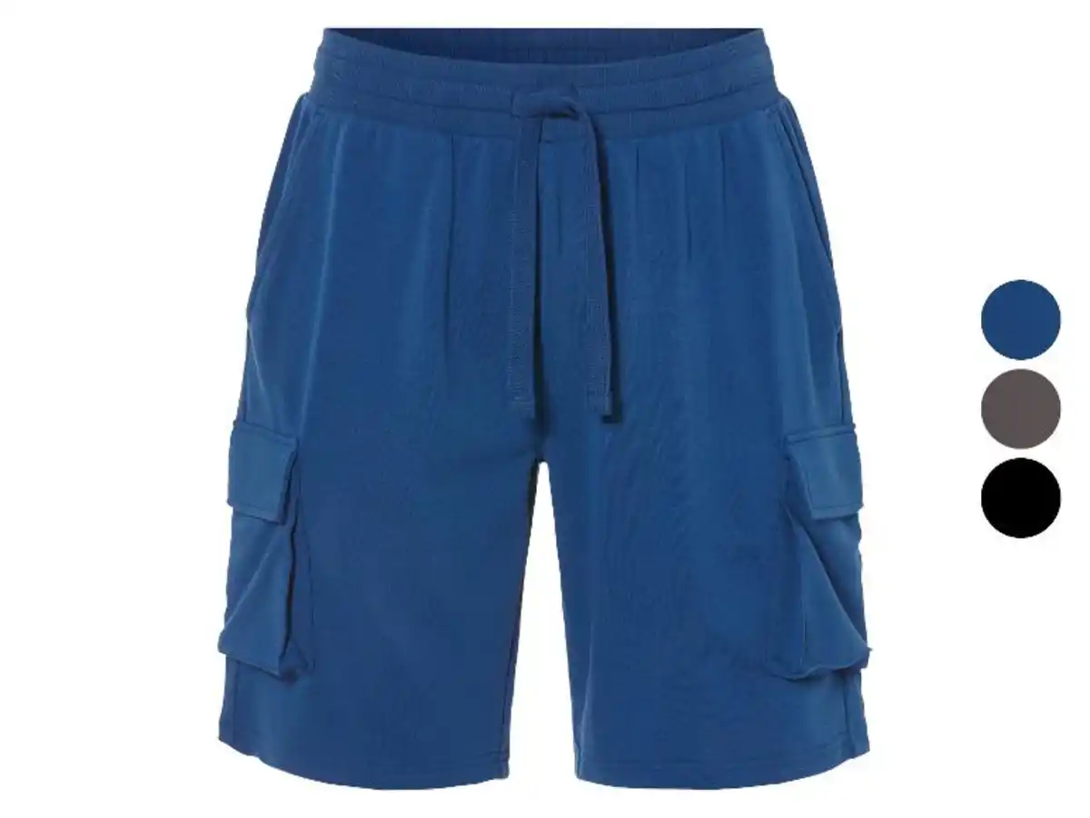 Bild 1 von LIVERGY® Herren Cargo-Sweatshorts, mit seitlichen Eingrifftaschen