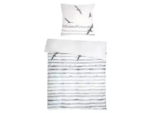 Primera Primera Satin Bettwäsche »Sea Breeze« Birds