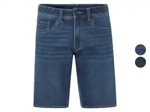 LIVERGY® Herren Sweatdenim-Bermuda mit Baumwolle