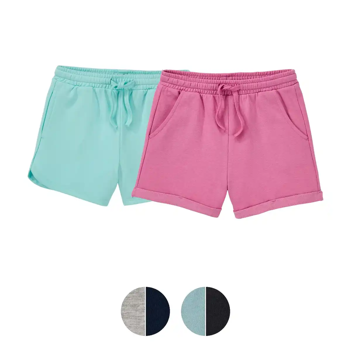 Bild 1 von LILY & DAN Kinder-Sweatshorts 2er Pack