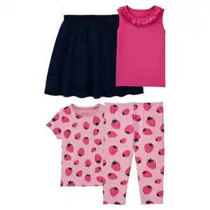 KK-Sommer-Set 4 tlg. - Rosa/Marine